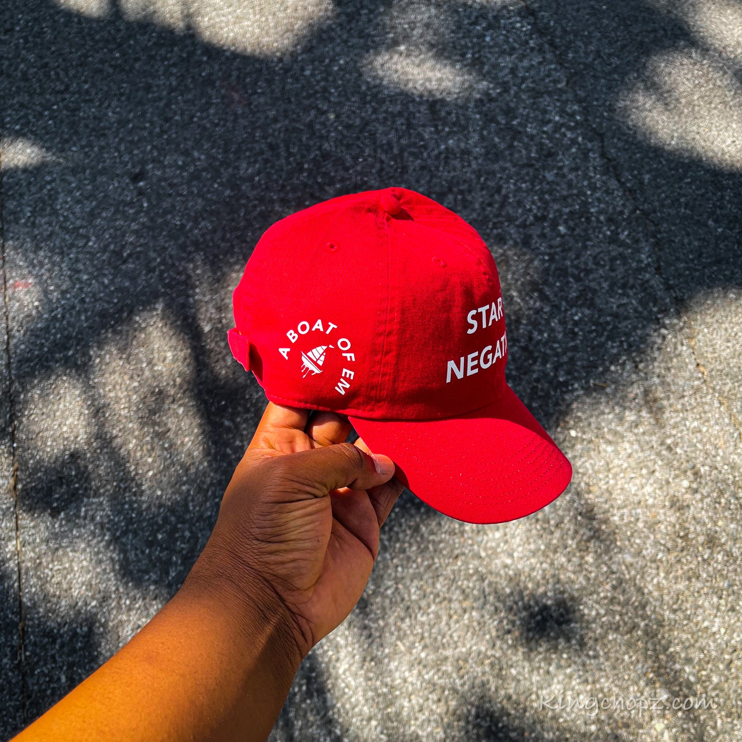 Red Starve Negativity Cap