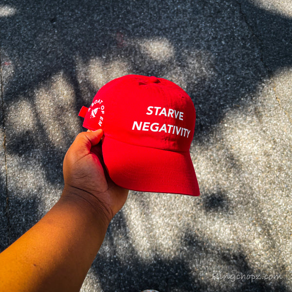 Red Starve Negativity Cap