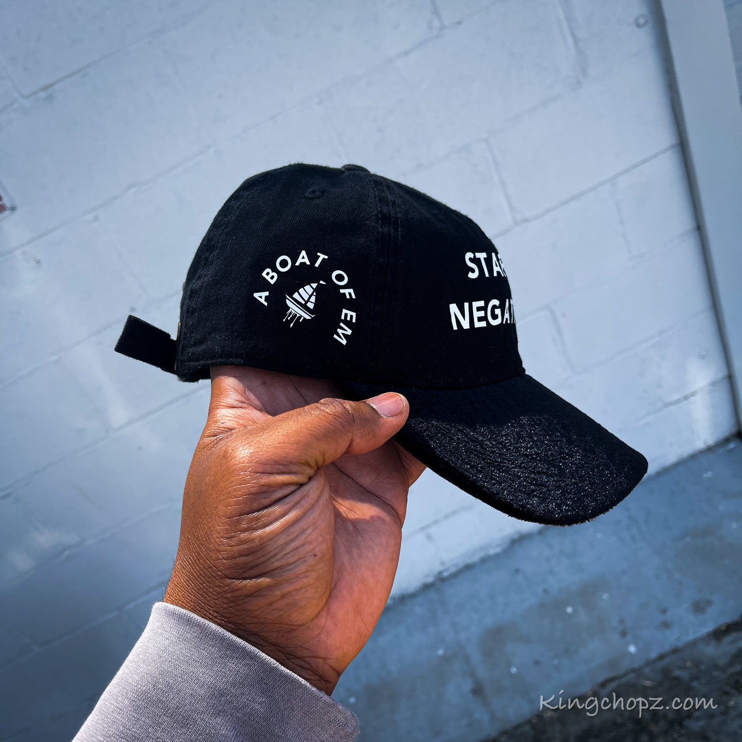 Black Negativity Baseball Cap