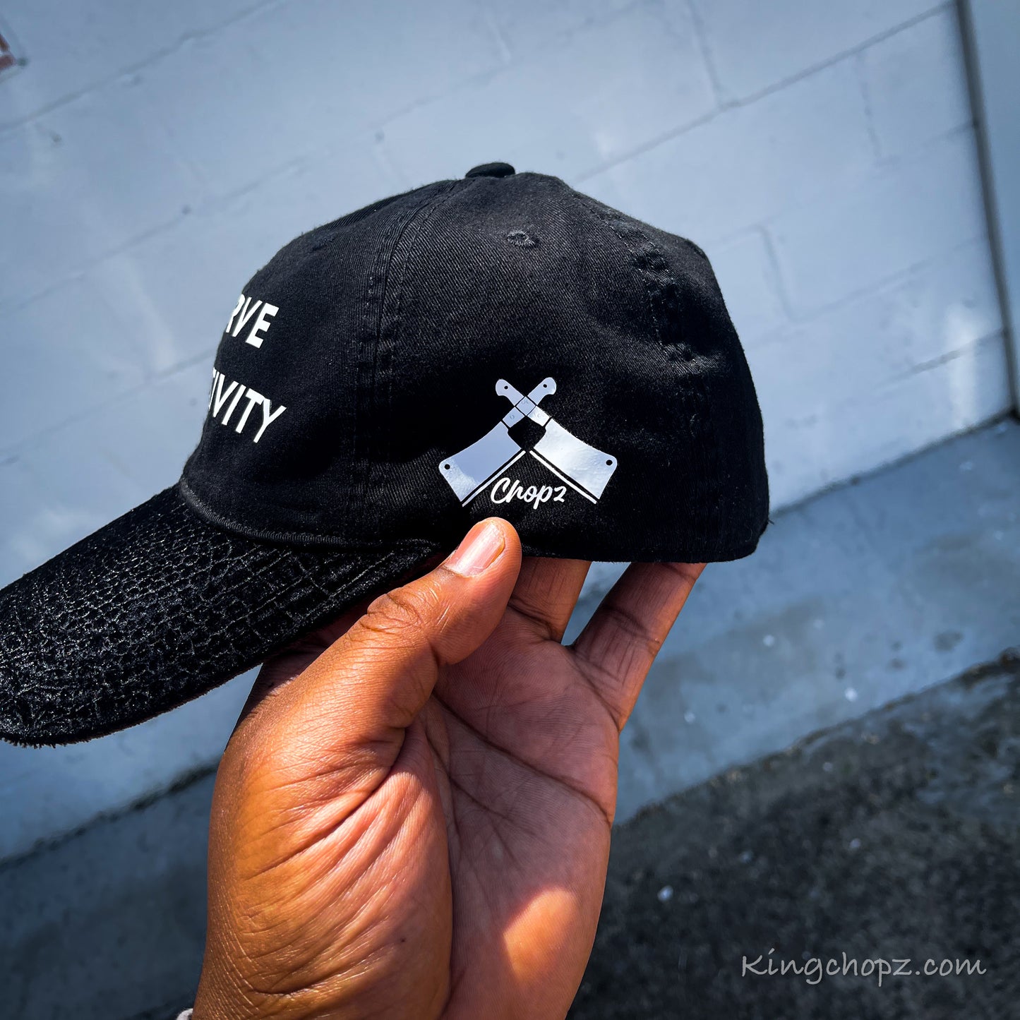 Black Negativity Baseball Cap