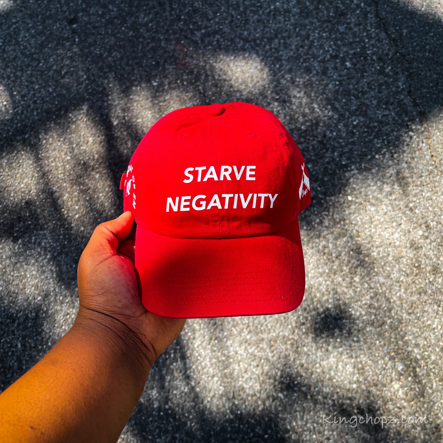 Red Starve Negativity Cap