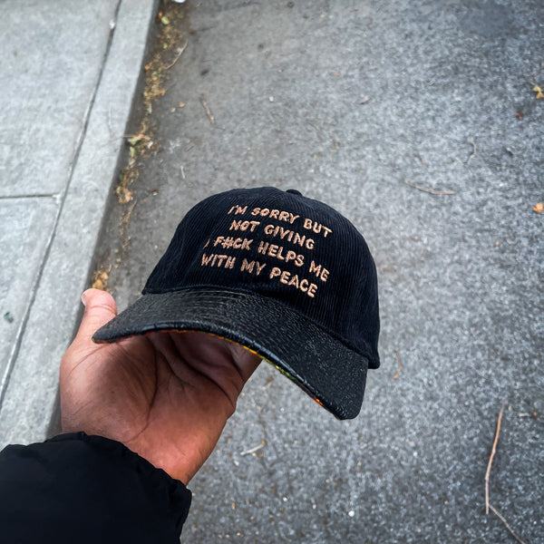 Clean Black  Boundaries Hat