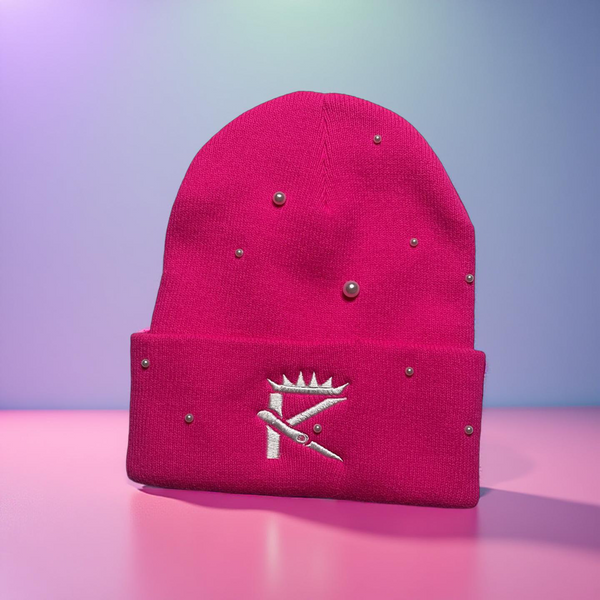 Pink Pearl Beanie