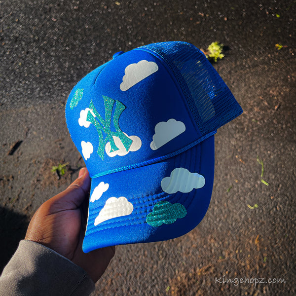 Royal Blue Heads In Clouds