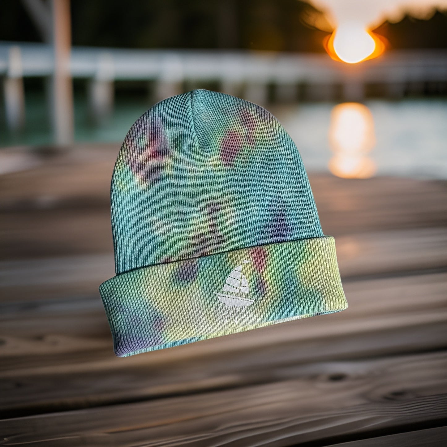 Sunset Winter Beanie Hat