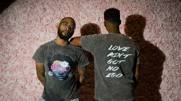 Vintage Grey Love Ain't Got N Ego Shirt