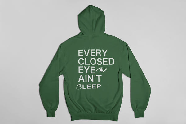 Green Every Closed Eye Hoodie