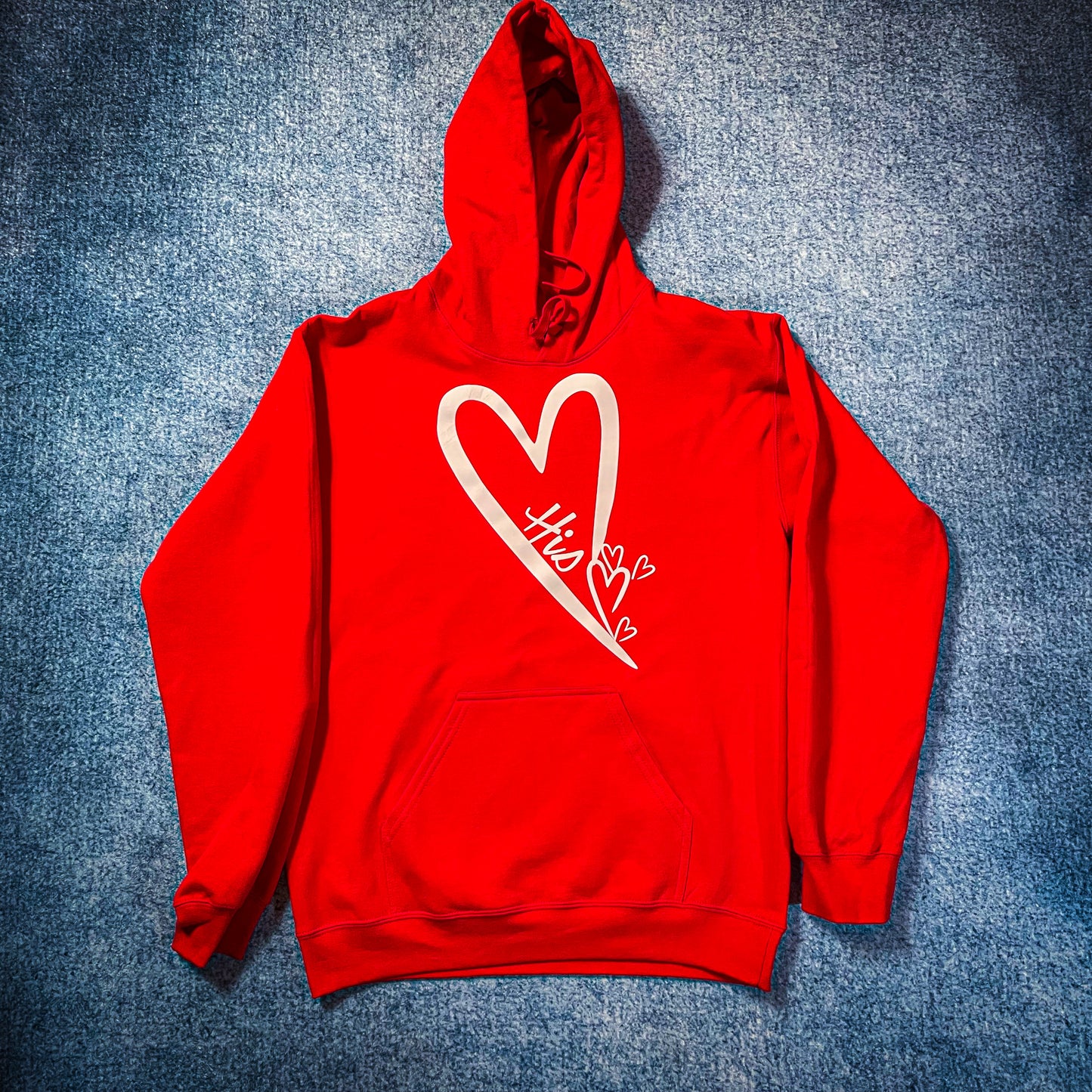 Red His Heart Hoodie