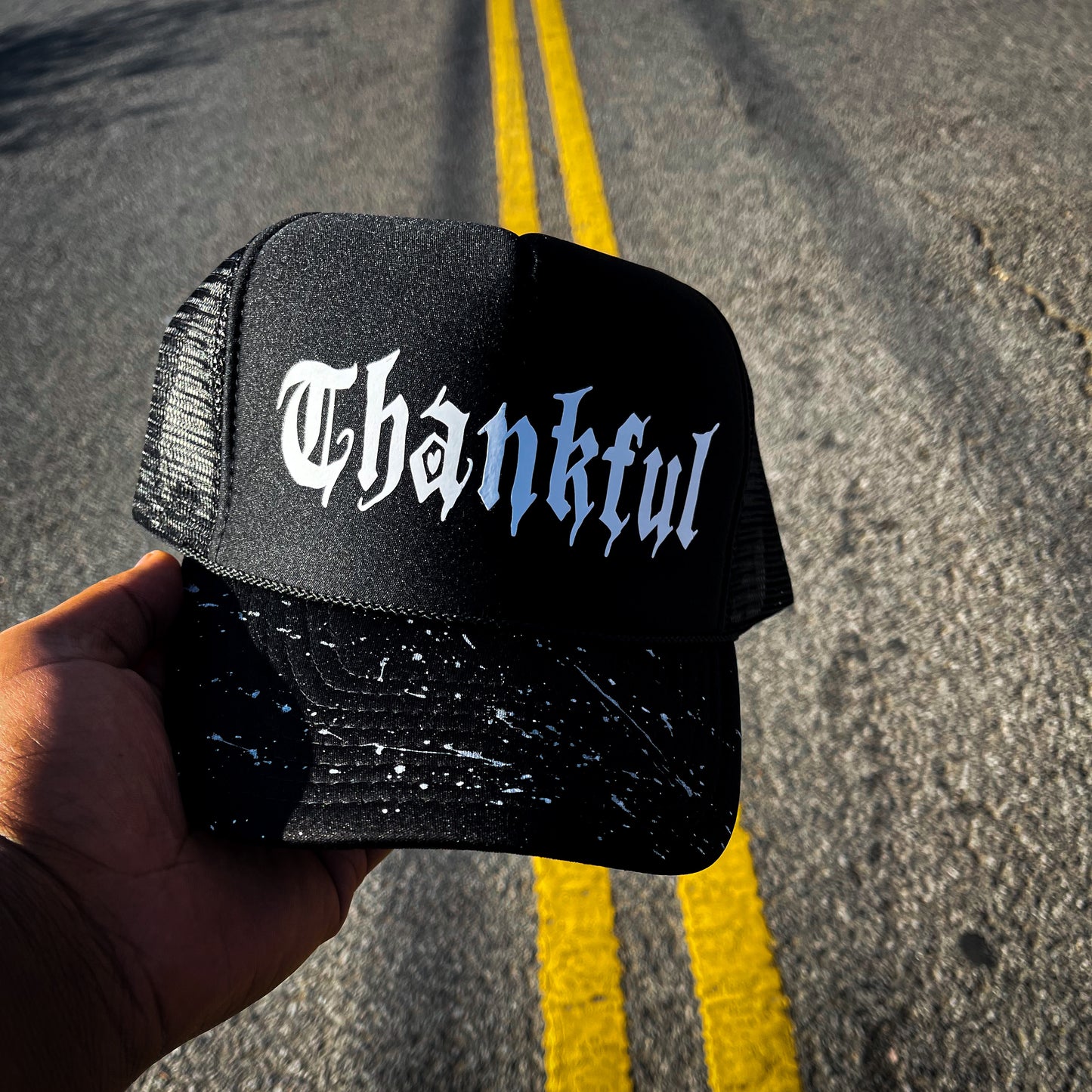 Black Thankful Trucker