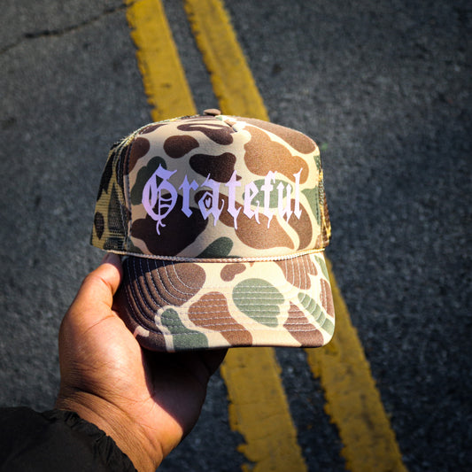 Army Pink Grateful Trucker