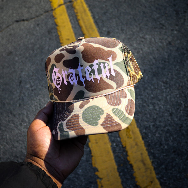 Army Pink Grateful Trucker