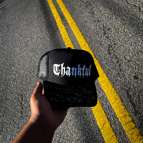 Black Thankful Trucker